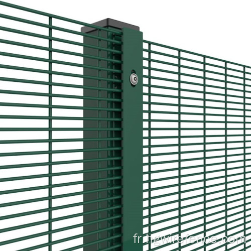 358 clôture de clôture anti-montée en PVC